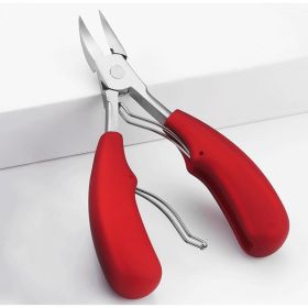 Podiatrist's Toenail Clippers - Toe Nail Clippers For The Elderly - For Thick Toenails And Ingrown Toen (Option: Red)