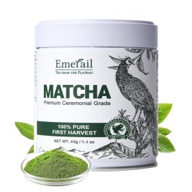 Matcha--Ceremonial Grade Matcha Green Tea Powder,Premium First Harvest Unsweetened,1 0 0 Pure Matcha ForLattes,Smoothies,and Baking  40g  1.4oz-S (Option: 1 piece)