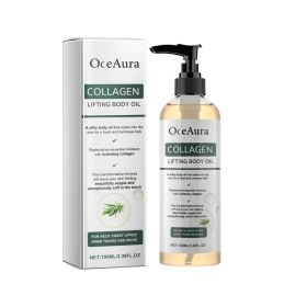 OceAura Collagen Lifting Body Oil, Moisturizing And Firming Arms Belly Fat Full Body Massage Oil (Option: 100ml-143.3g-1.69*1.69*6.02inch)